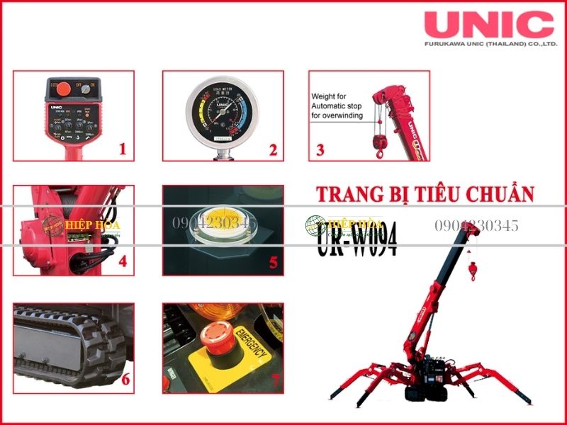 can-cau-banh-xich-chan-nhen-ur-w094c-1-tan (2) Cần cẩu bánh xích chân nhện UR-W094C 1 tấn