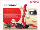 Cần cẩu bánh xích chân nhện UR-W706C 6 tấn