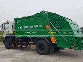 Xe ép rác 14 khối isuzu càng gắp