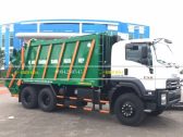 Xe ép rác 20 khối Isuzu thùng xương