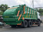Xe ép rác 20 khối Isuzu thùng xương