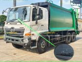 Xe ép rác 22 khối HINO, gắn camera