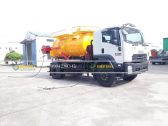Xe hút bùn thông cống 6 khối Isuzu
