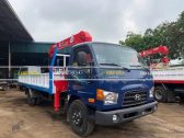 Xe tải Hyundai gắn cẩu Unic